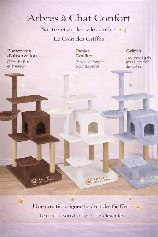 L’Art du Confort Félin 125cm – Le Coin des Griffes